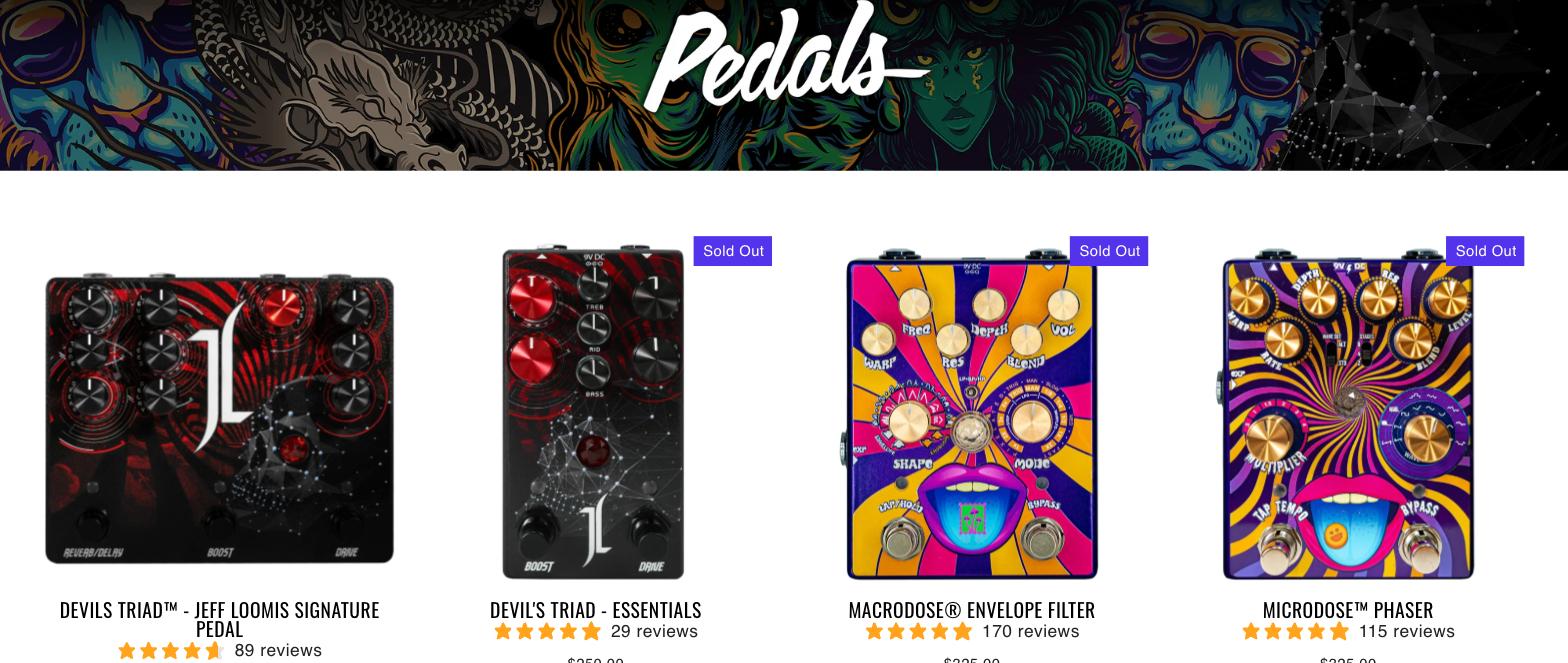 All-Pedal pedals collection
