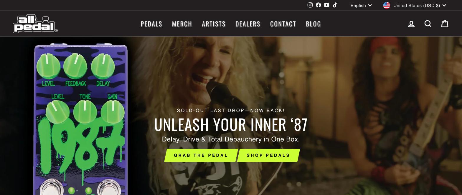 All-Pedal home page
