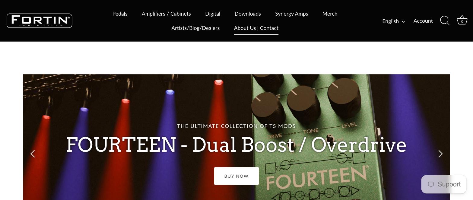 Fortin Amplification storefront